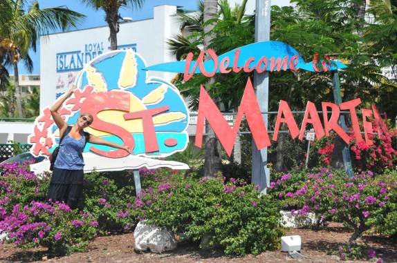 Chegando em Sint Maarten - Caribe